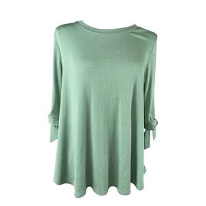 ALTAR’D STATE Size M Top Blouse Light Green 3/4 sleeve Fit & Flare